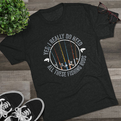 All These Fishing Rods Men's/Unisex Tri-Blend Ultra Soft Tee