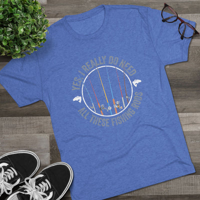 All These Fishing Rods Men's/Unisex Tri-Blend Ultra Soft Tee