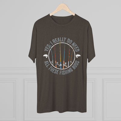 All These Fishing Rods Men's/Unisex Tri-Blend Ultra Soft Tee