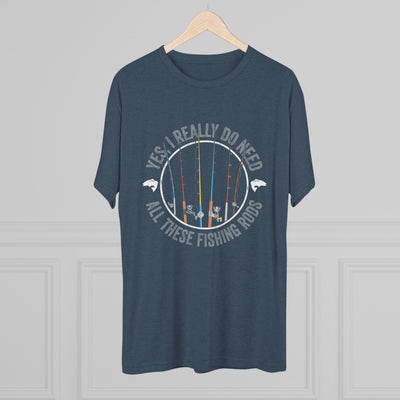 All These Fishing Rods Men's/Unisex Tri-Blend Ultra Soft Tee