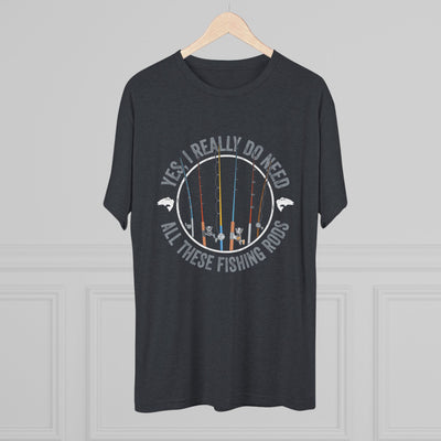 All These Fishing Rods Men's/Unisex Tri-Blend Ultra Soft Tee