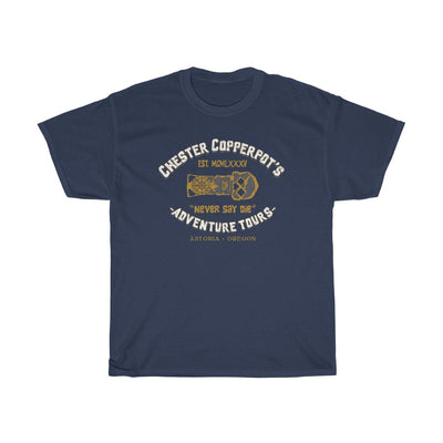 Chester Copperpot's Adventure Tours Men's Relaxed Fit Short Sleeve Tee