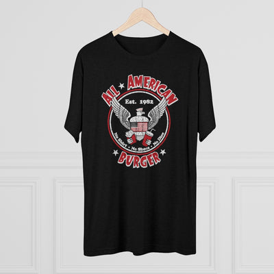 All American Burger Men's/Unisex Tri-Blend Ultra Soft Tee