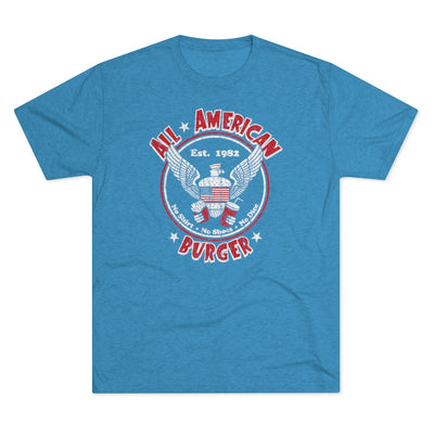 All American Burger Men's/Unisex Tri-Blend Ultra Soft Tee