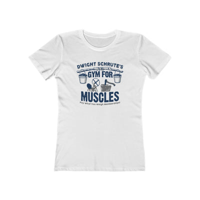 Dwight Schrute's Gym Women's Boyfriend Tee