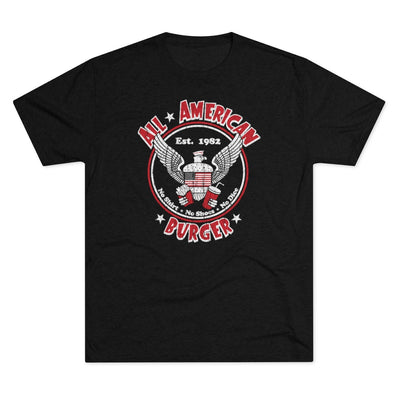All American Burger Men's/Unisex Tri-Blend Ultra Soft Tee