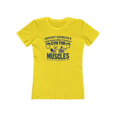 Dwight Schrute's Gym Women's Boyfriend Tee