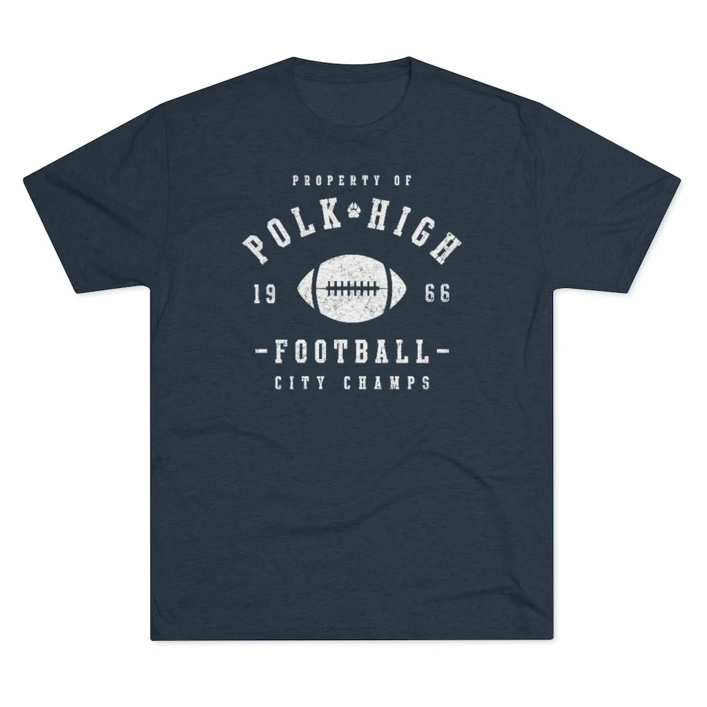 Polk High Football Men's/Unisex Tri-Blend Ultra Soft Tee