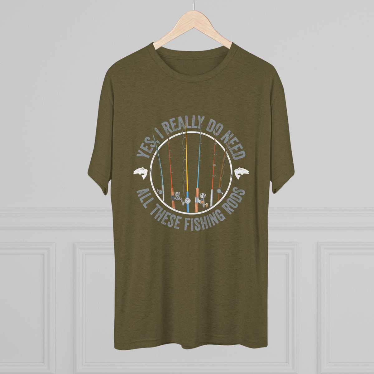All These Fishing Rods Men's/Unisex Tri-Blend Ultra Soft Tee