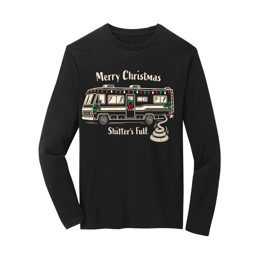 Shitter's Full Christmas Vacation Long Sleeve Tee