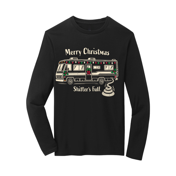 Shitter's Full Christmas Vacation Long Sleeve Tee