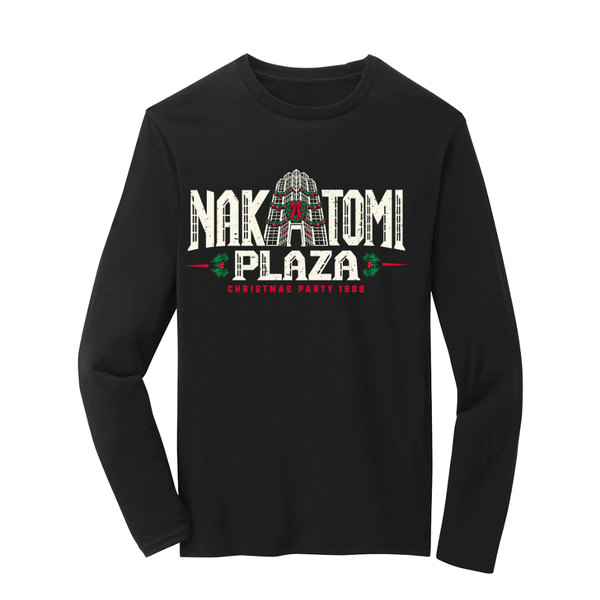 Nakatomi Plaza 1988 Die Hard Christmas Long Sleeve Tee