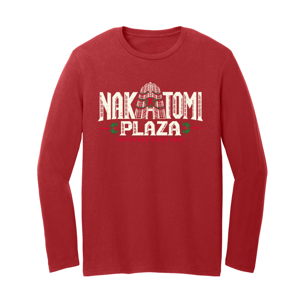 Nakatomi Plaza 1988 Die Hard Christmas Long Sleeve Tee