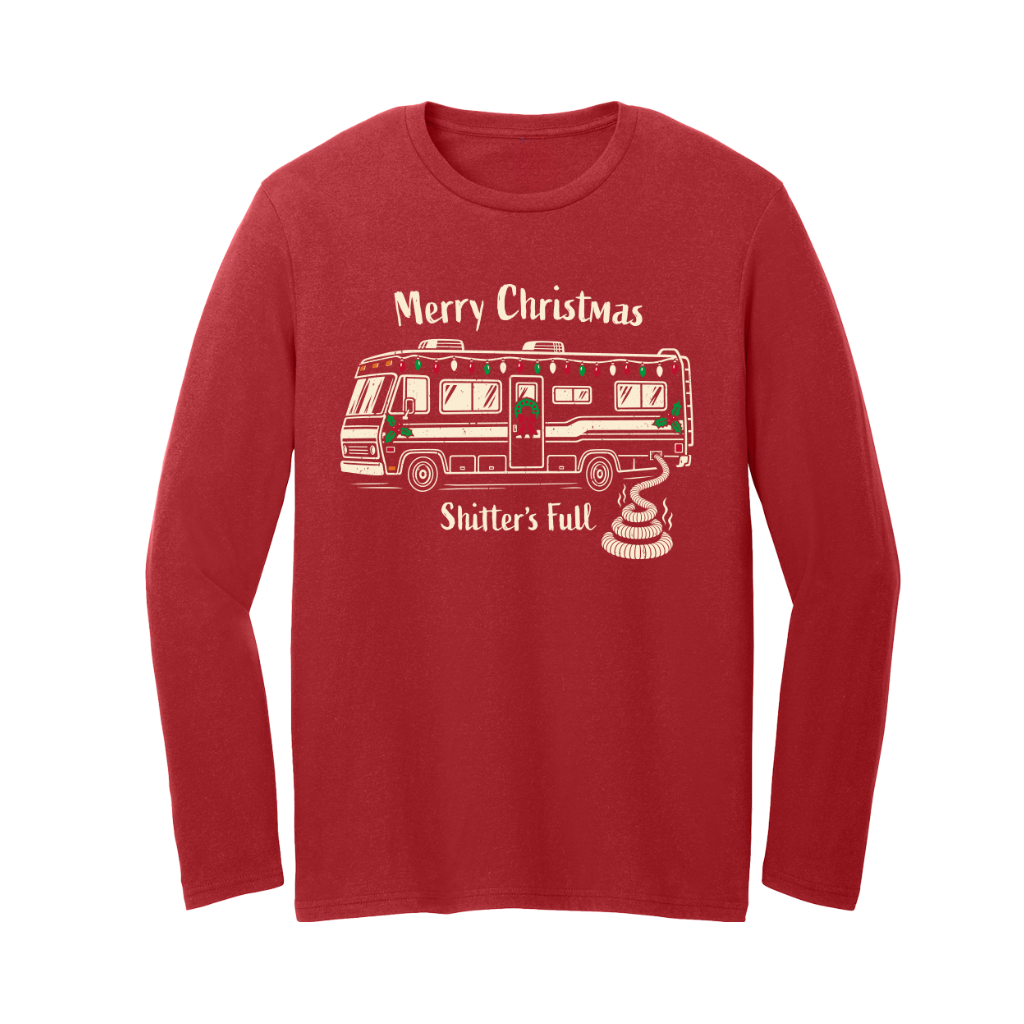 Shitter's Full Christmas Vacation Long Sleeve Tee