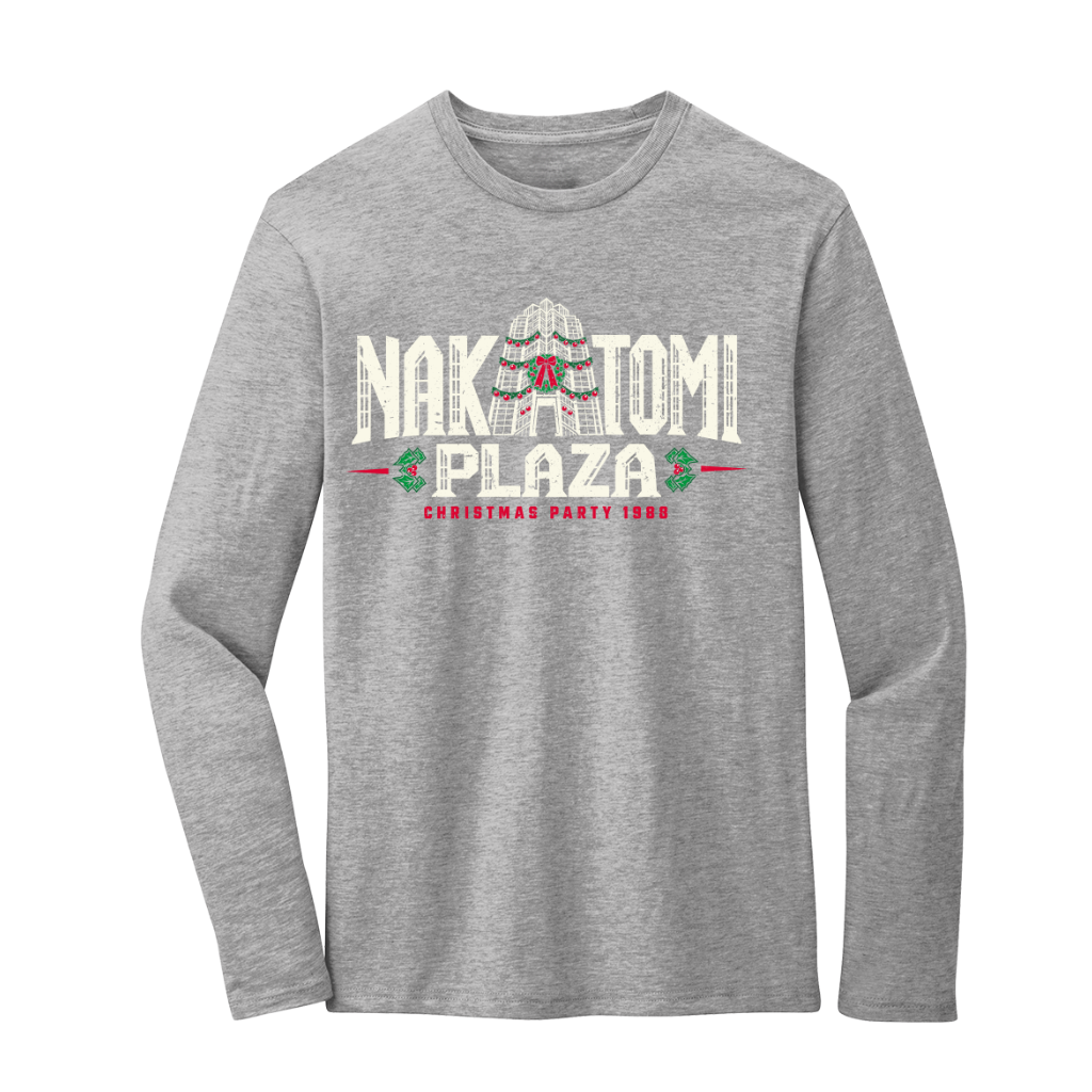 Nakatomi Plaza 1988 Die Hard Christmas Long Sleeve Tee