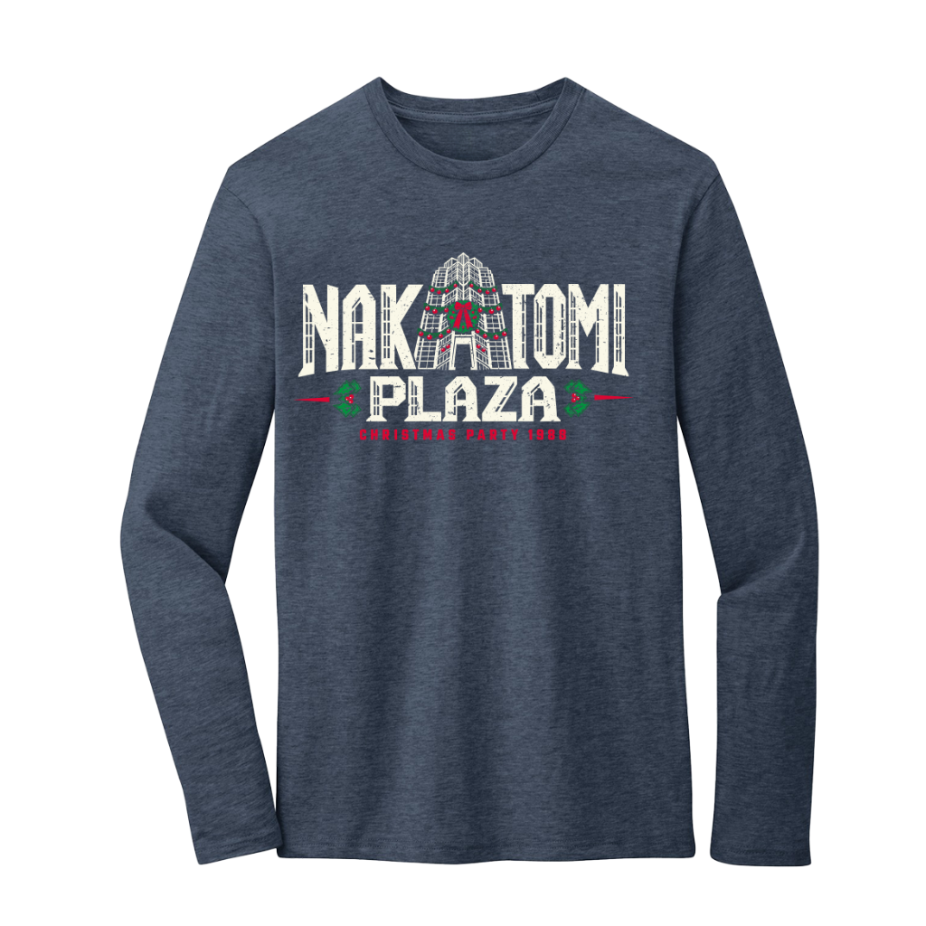 Nakatomi Plaza 1988 Die Hard Christmas Long Sleeve Tee
