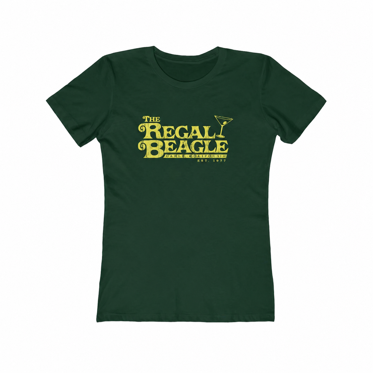 The Regal Beagle Women's Fitted Boyfriend Tee
