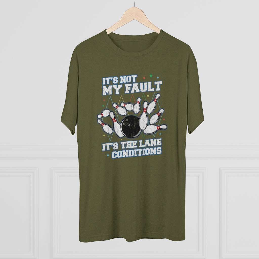 It's The Lane Conditions Men's/Unisex Tri-Blend Ultra Soft Tee