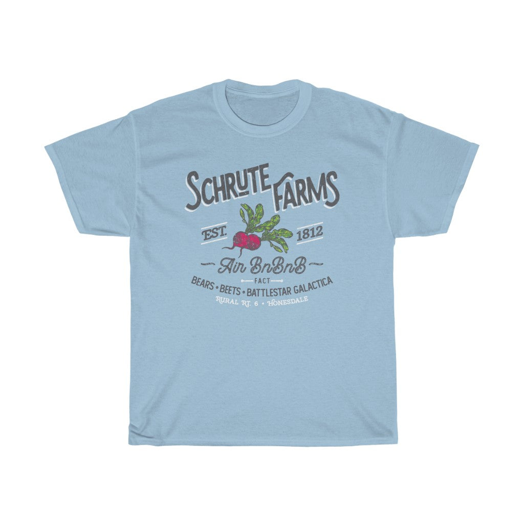 Schrute Farms Air BnBnB Men's Relaxed Fit Short Sleeve Tee