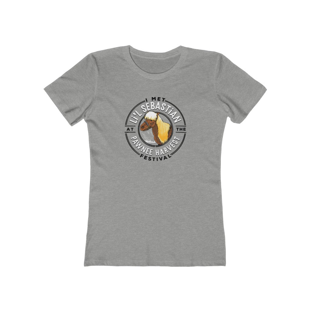 Li'l Sebastian Women's Fitted Boyfriend Tee