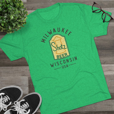 Shotz Beer Men's/Unisex Tri-Blend Ultra Soft Tee