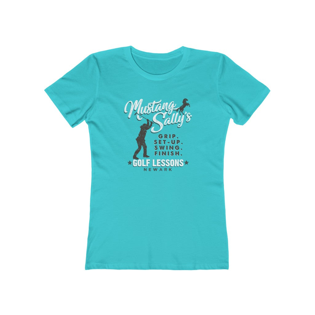 Mustang Sally's Golf Lessons Women's Boyfriend Tee