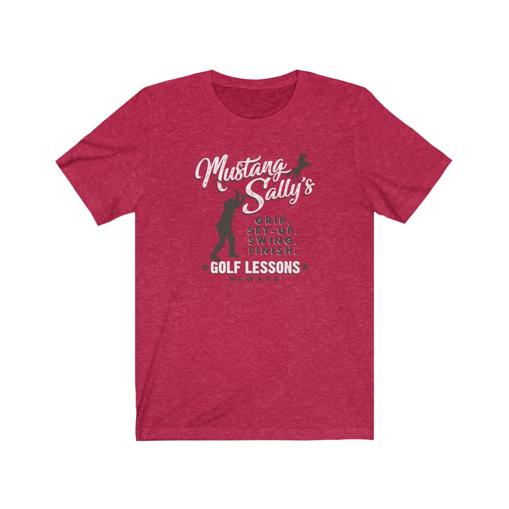 Mustang Sally's Golf Lessons Men's/Unisex Super Soft Tee