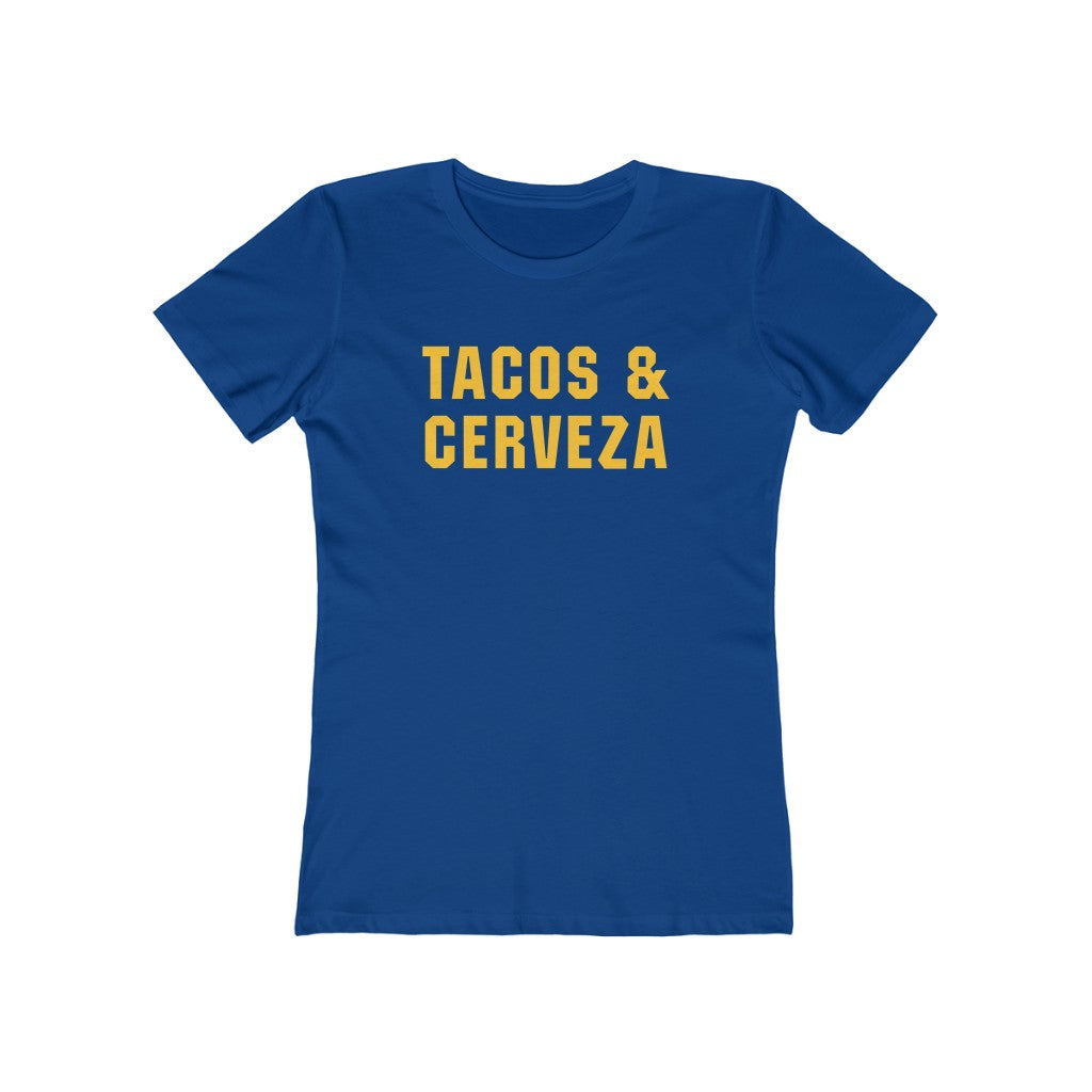 Tacos & Cerveza Women's Boyfriend Tee