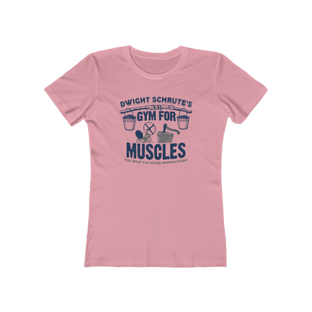 Dwight Schrute's Gym  Women's Boyfriend Tee
