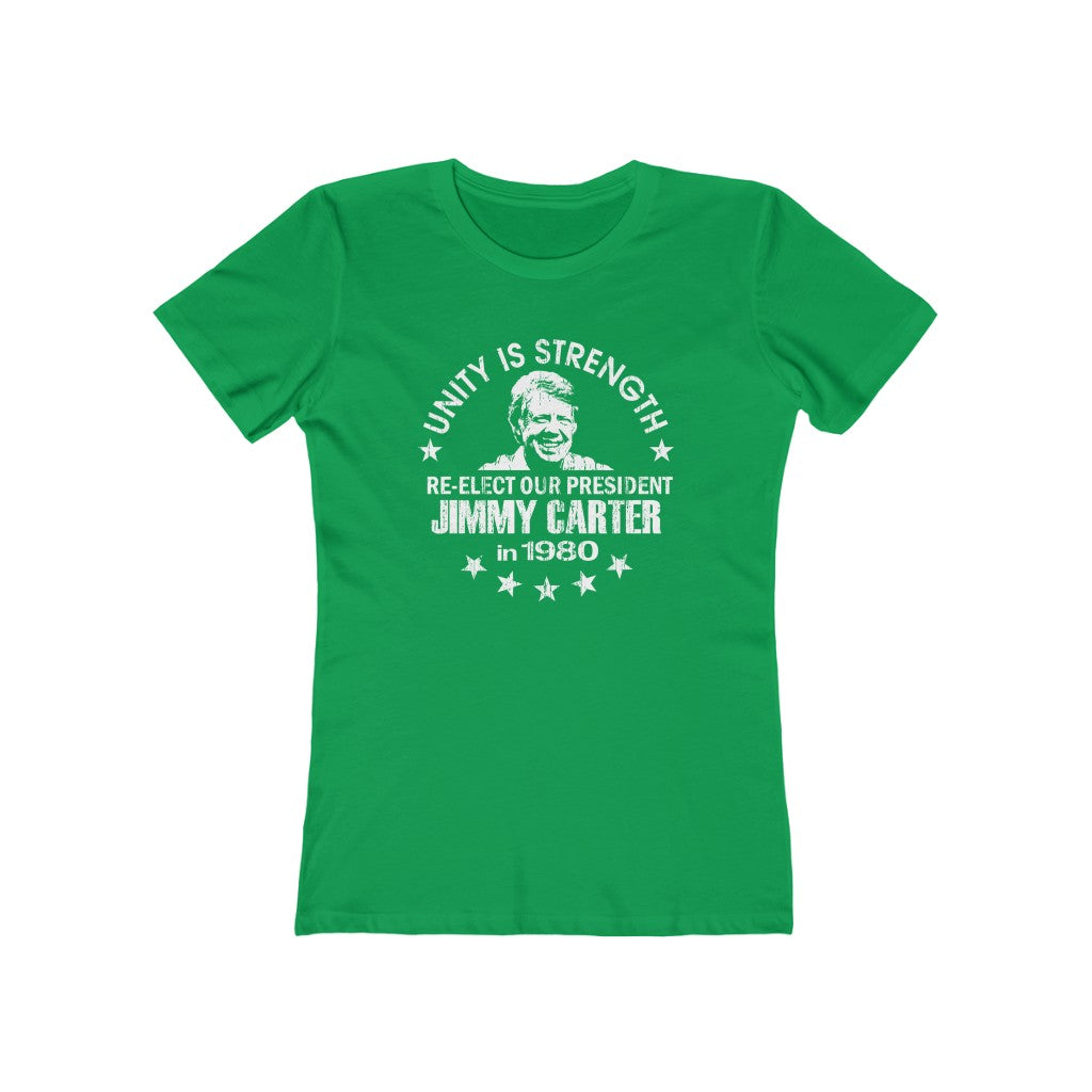 Re-Elect Jimmy Carter Women's Boyfriend Tee