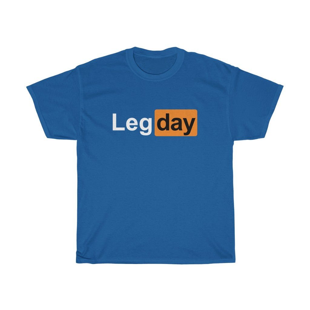 Leg day Men's Relaxed Fit Short Sleeve Tee