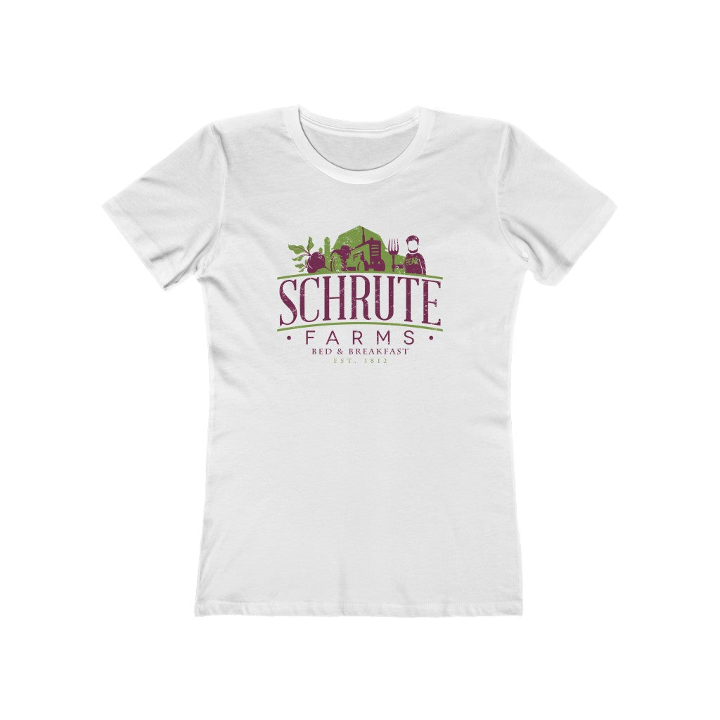 Schrute Farms B & B Women's Boyfriend Tee