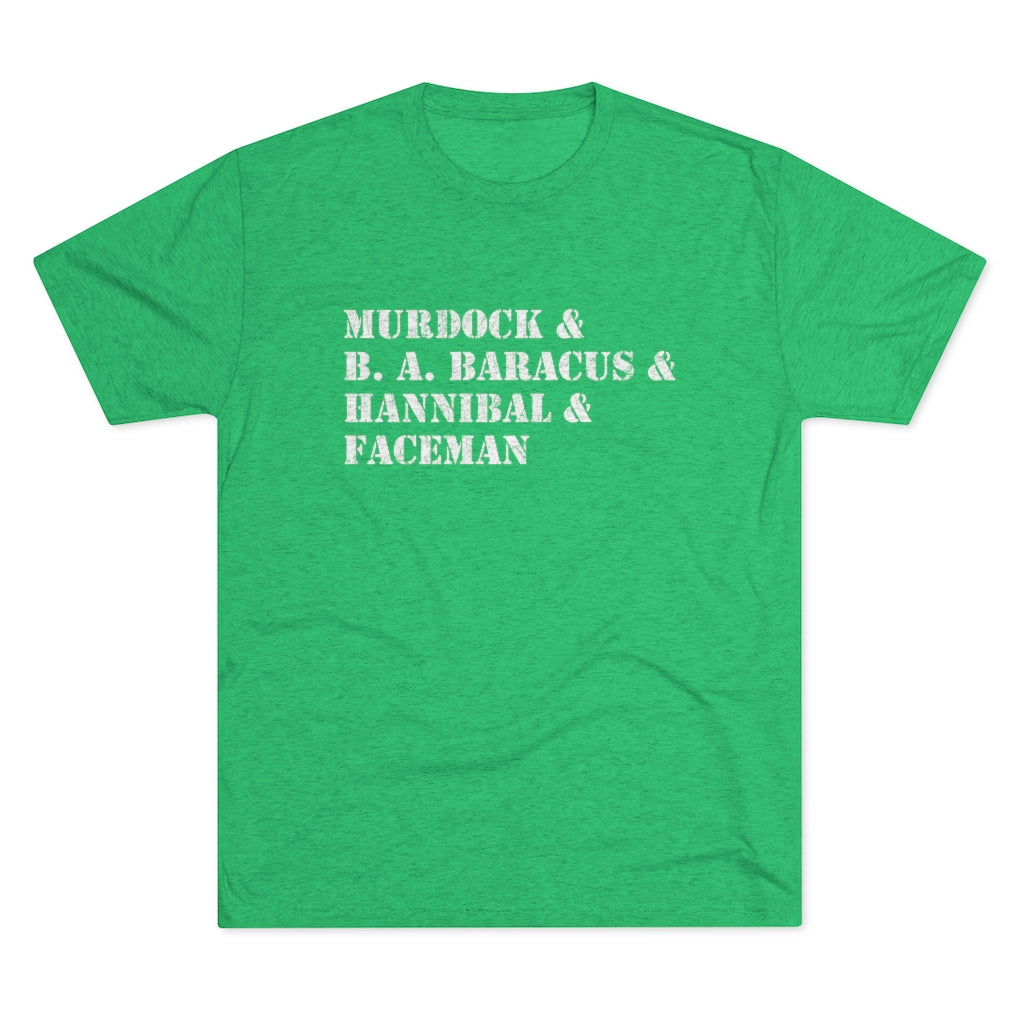 A-Team Men's/Unisex Tri-Blend Ultra Soft Tee