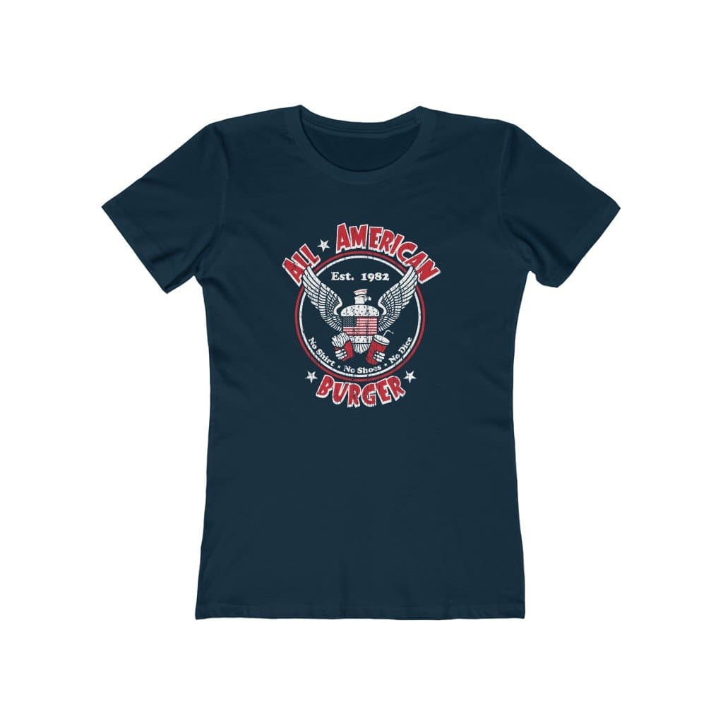 All American Burger Women's Boyfriend Tee