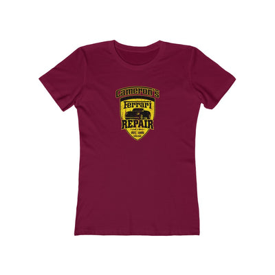 Cameron's Ferrari Repair Women's Boyfriend Tee