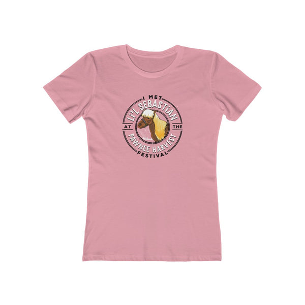 Li'l Sebastian Women's Fitted Boyfriend Tee