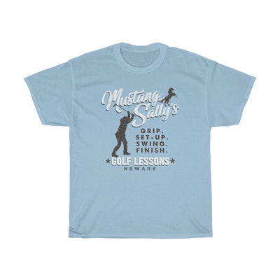 Mustang Sally's Golf Lessons Men's Relaxed Fit Short Sleeve Tee