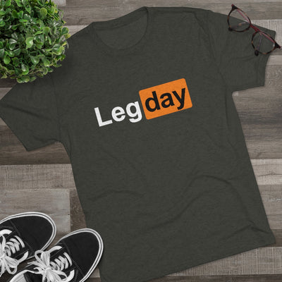 Leg day Men's/Unisex Tri-Blend Ultra Soft Tee