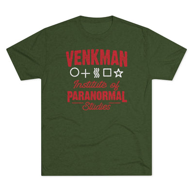 Venkman Institute of Paranormal Studies Men's/Unisex Tri-Blend Ultra Soft Tee