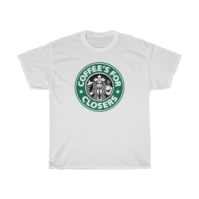 Coffee's For Closers Men's Relaxed Fit Short Sleeve Tee