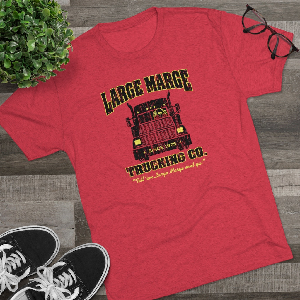 Large Marge Trucking Men's/Unisex Tri-Blend Ultra Soft Tee