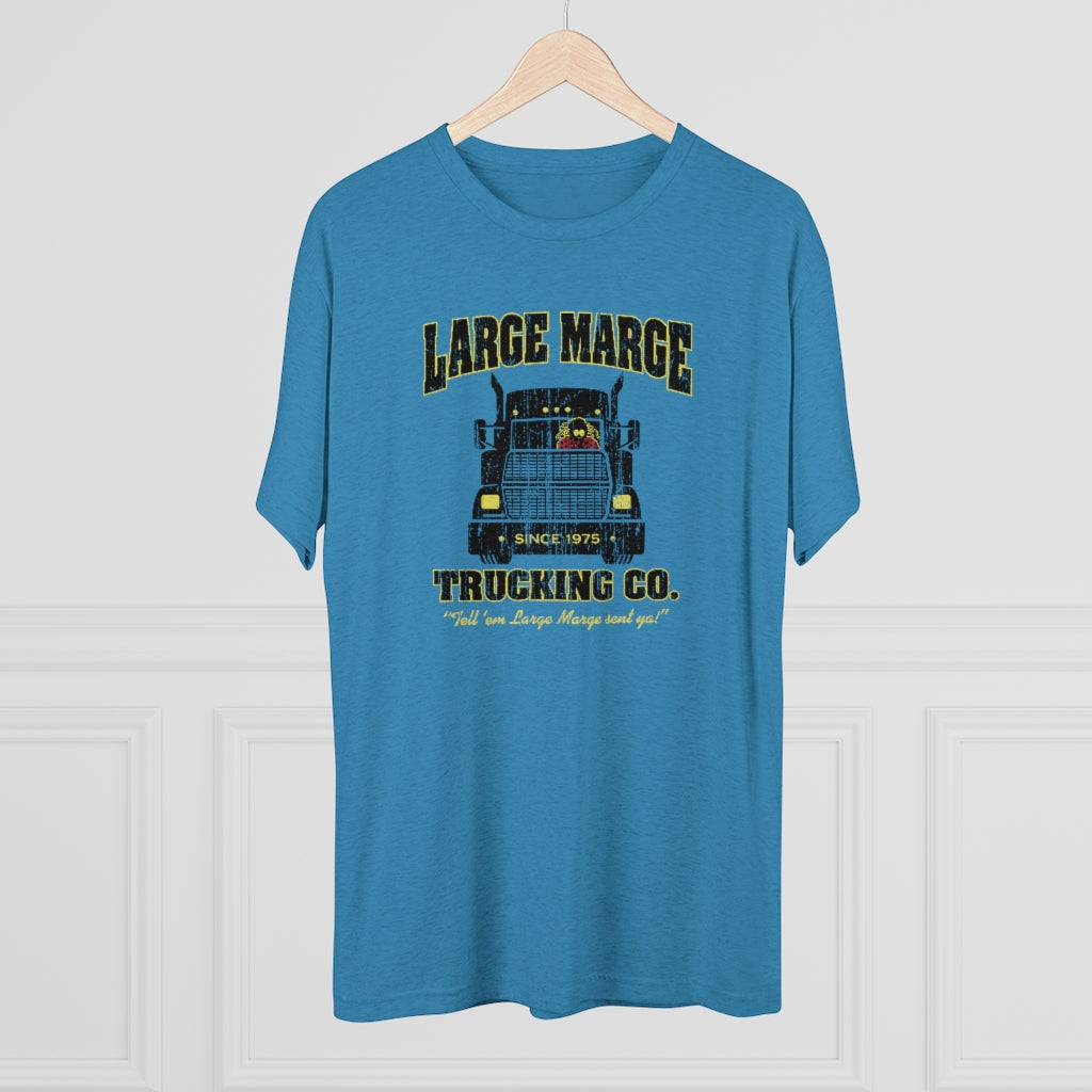 Large Marge Trucking Men's/Unisex Tri-Blend Ultra Soft Tee
