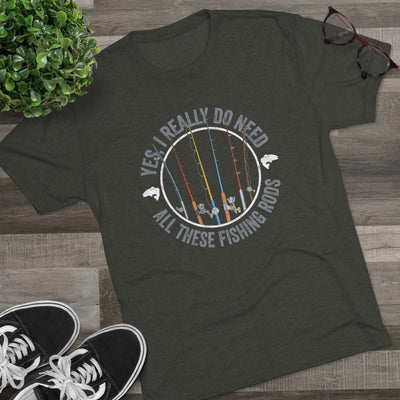 All These Fishing Rods Men's/Unisex Tri-Blend Ultra Soft Tee