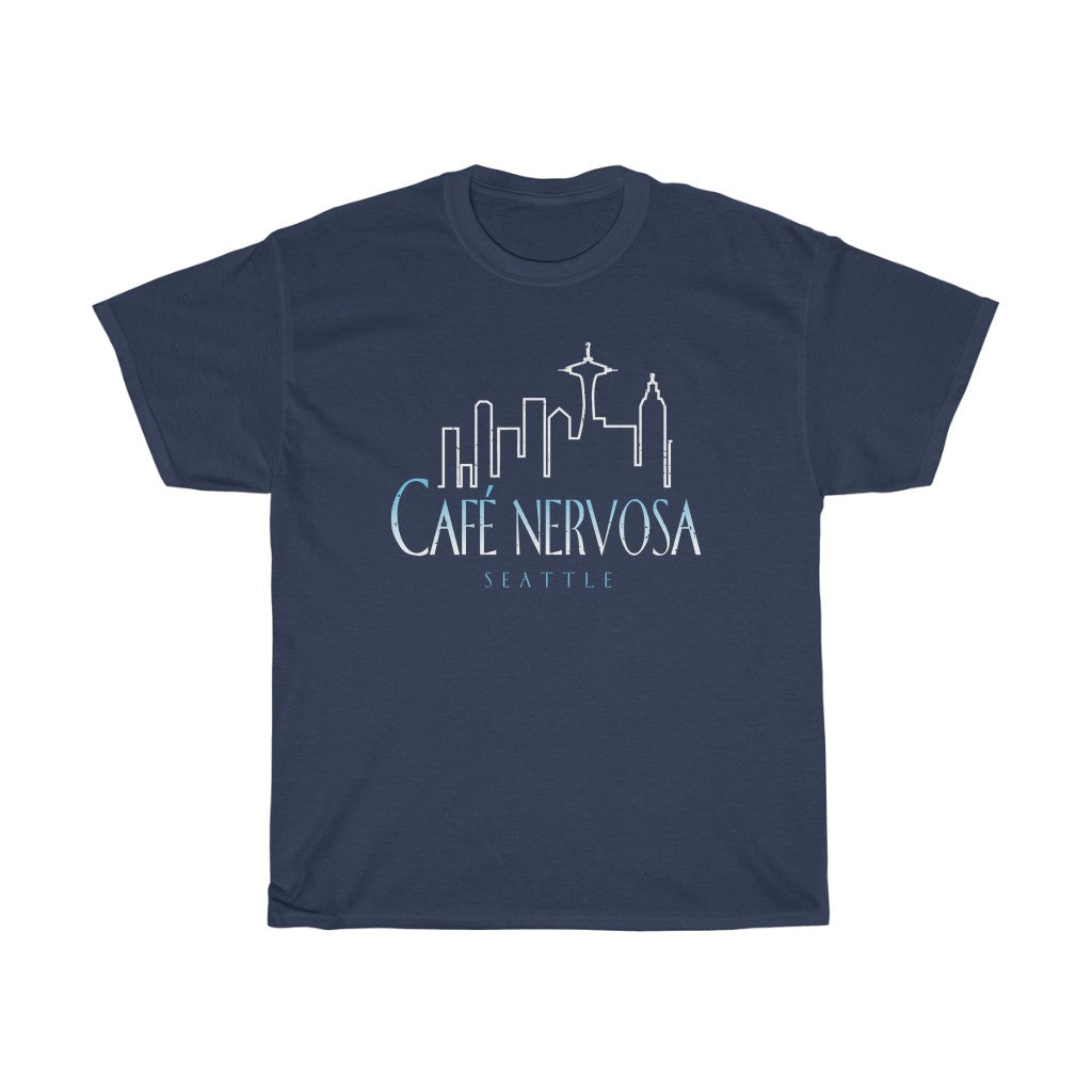 Café Nervosa Men's Relaxed Fit Short Sleeve Tee