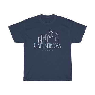 Café Nervosa Men's Relaxed Fit Short Sleeve Tee