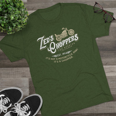 Zed's Choppers Men's/Unisex Tri-Blend Ultra Soft Tee