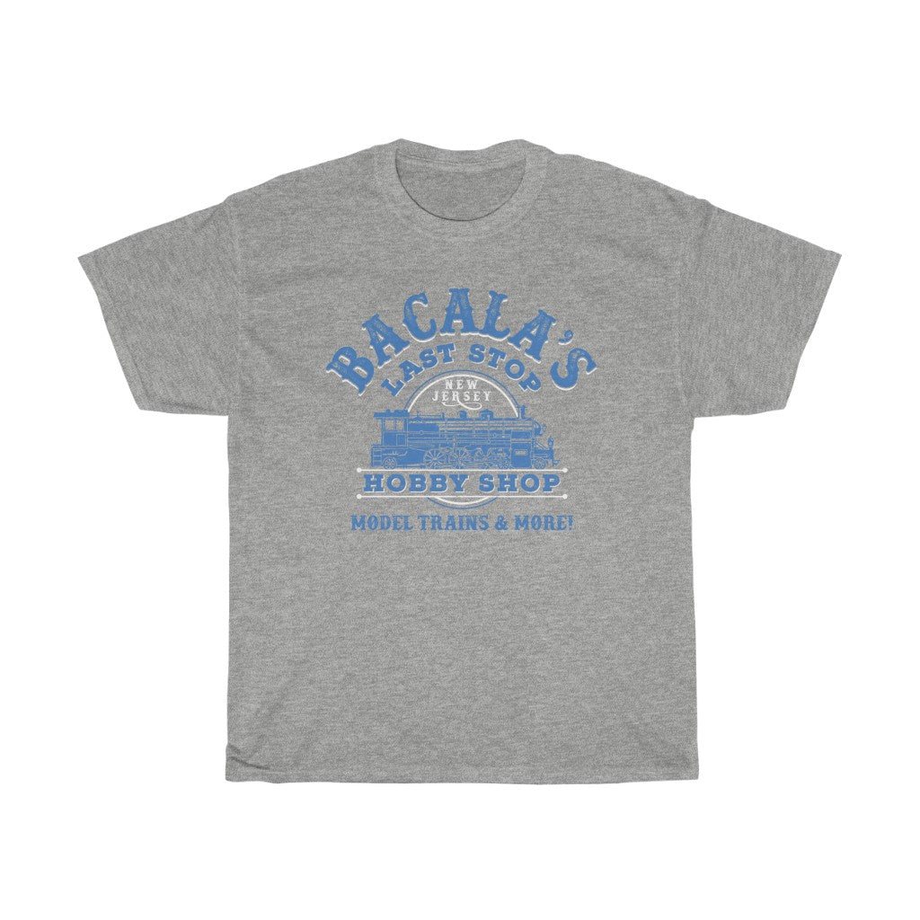 Bacala's Last Stop Hobby Shop Men's Relaxed Fit Short Sleeve Tee