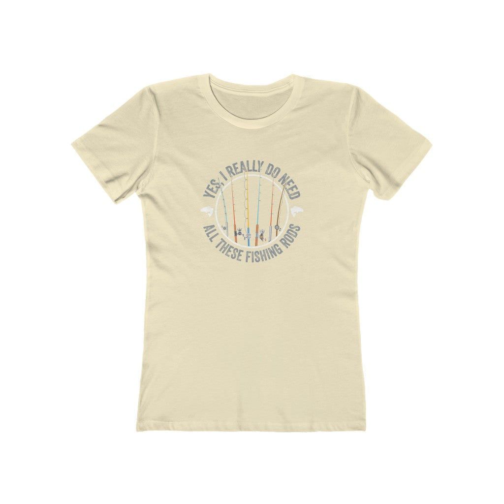 All These Fishing Rods Women's Boyfriend Tee