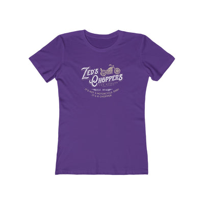 Zed's Choppers Women's Boyfriend Tee