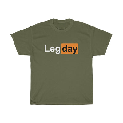 Leg day Men's Relaxed Fit Short Sleeve Tee